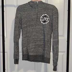 Reflex Heather Gray Half-Zip Hoodie